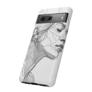 Ethereal Contours | Protective Phone Case for Google Pixel