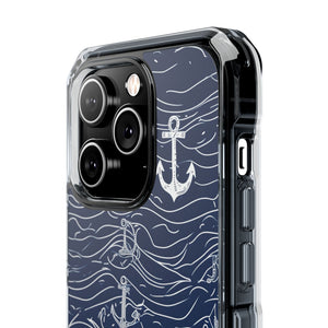 Nautical Serenity – Handyhülle für iPhone (Clear Impact – Magnetisch)