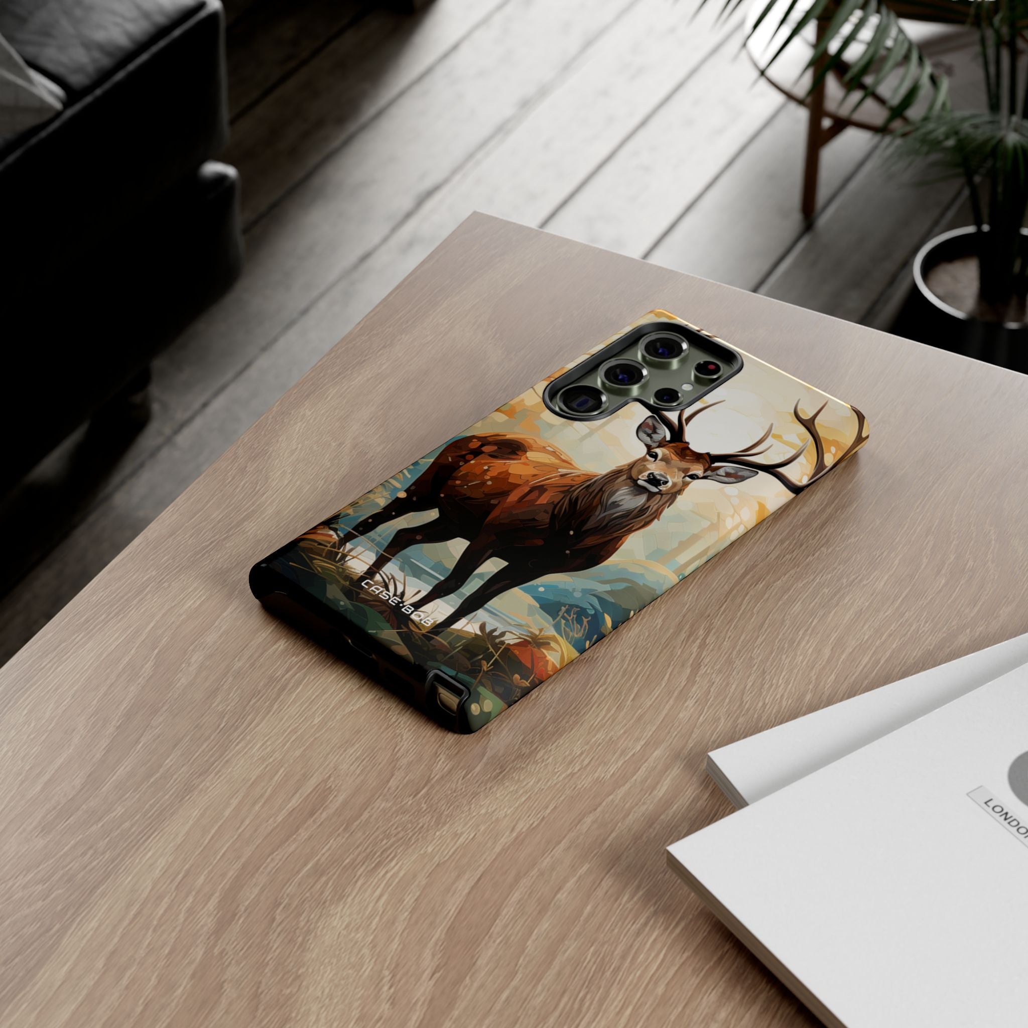 Glowing Stag Samsung S23 Ultra Case - Tough