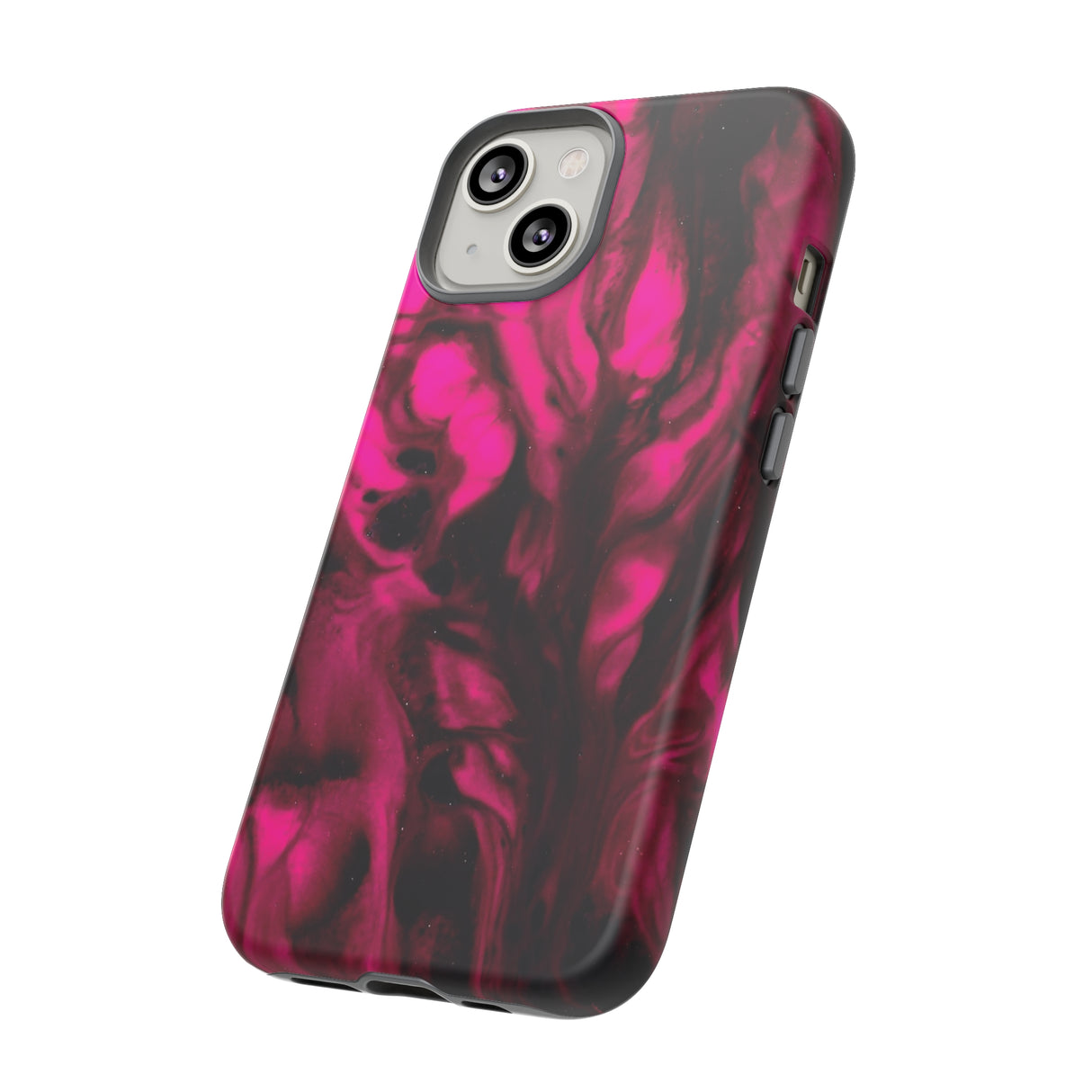 Bright Pink Ink Art iPhone Case (Protective) Phone Case