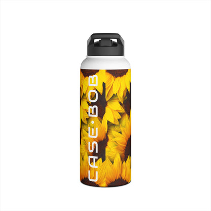 Sunflower Radiance - Stainless Steel Water Bottle