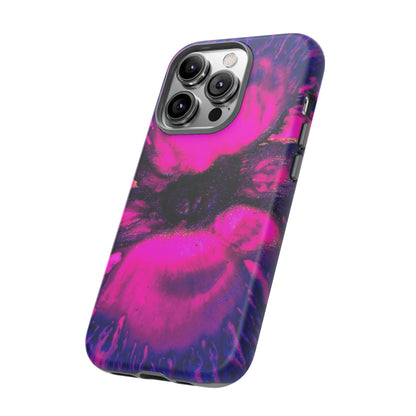 Deep Pink Ink Art iPhone Case (Protective) Phone Case