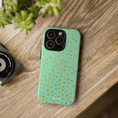 Golden Dots Dance - iPhone Case