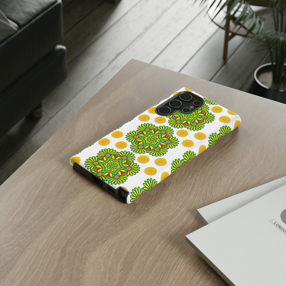 Lime Mandela - Protective Phone Case