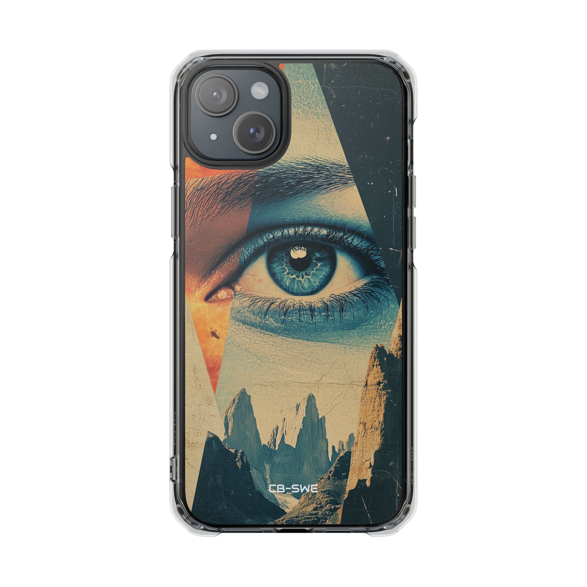Eye Meets Mountains iPhone Case - Impact