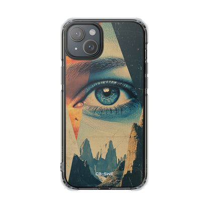 Eye Meets Mountains iPhone Case - Impact