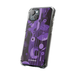 Pantone Ultra Violet | Handyhülle für iPhone (Clear Impact Case – magnetisch) 