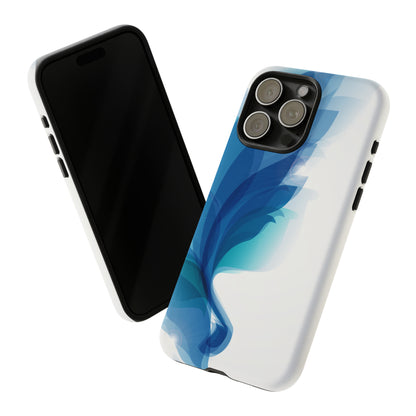 Blue Feathers - Protective Phone Case