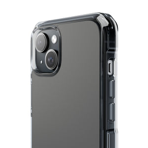 Dim Gray | Phone Case for iPhone (Clear Impact Case - Magnetic)