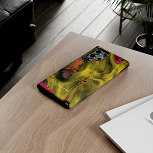 Yellow Ink Art - Protective Phone Case