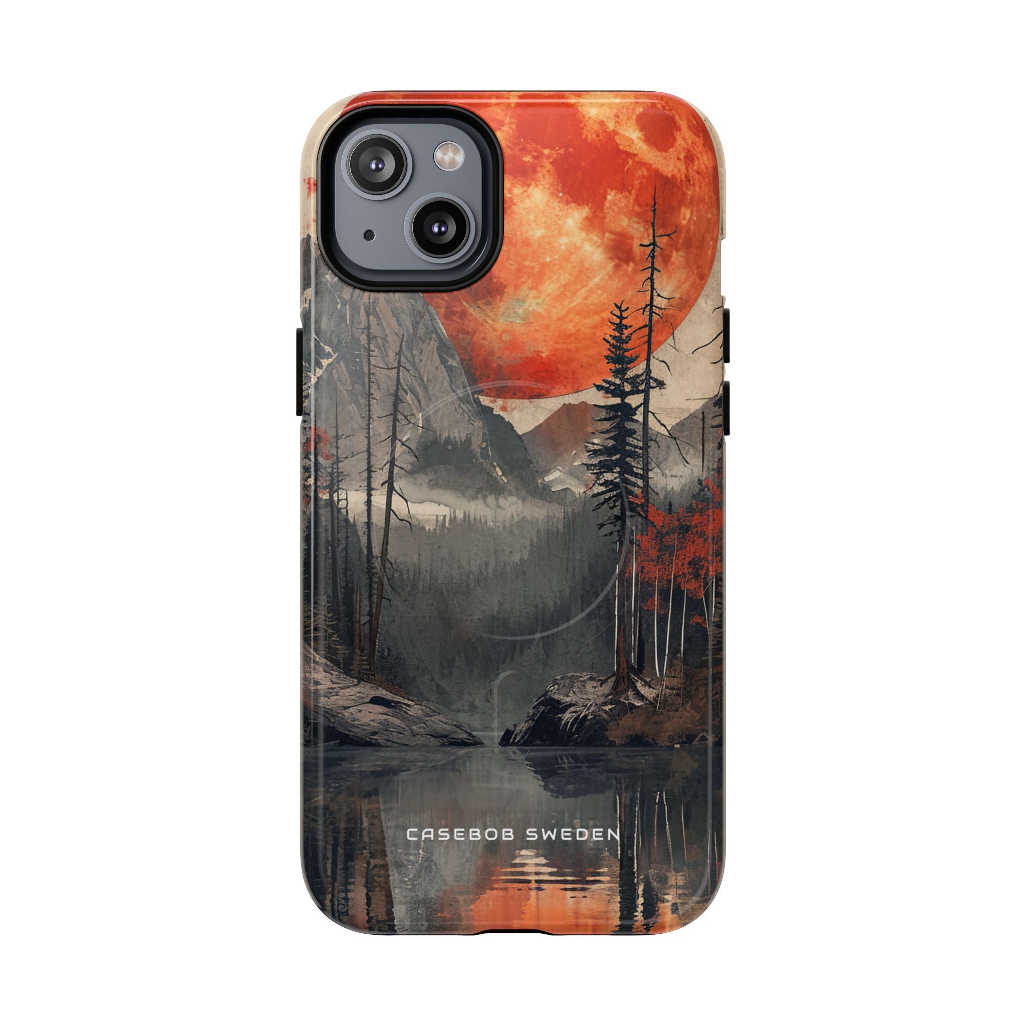 Celestial Glow Over Reflective Landscape iPhone 14 | Tough+ Phone Case