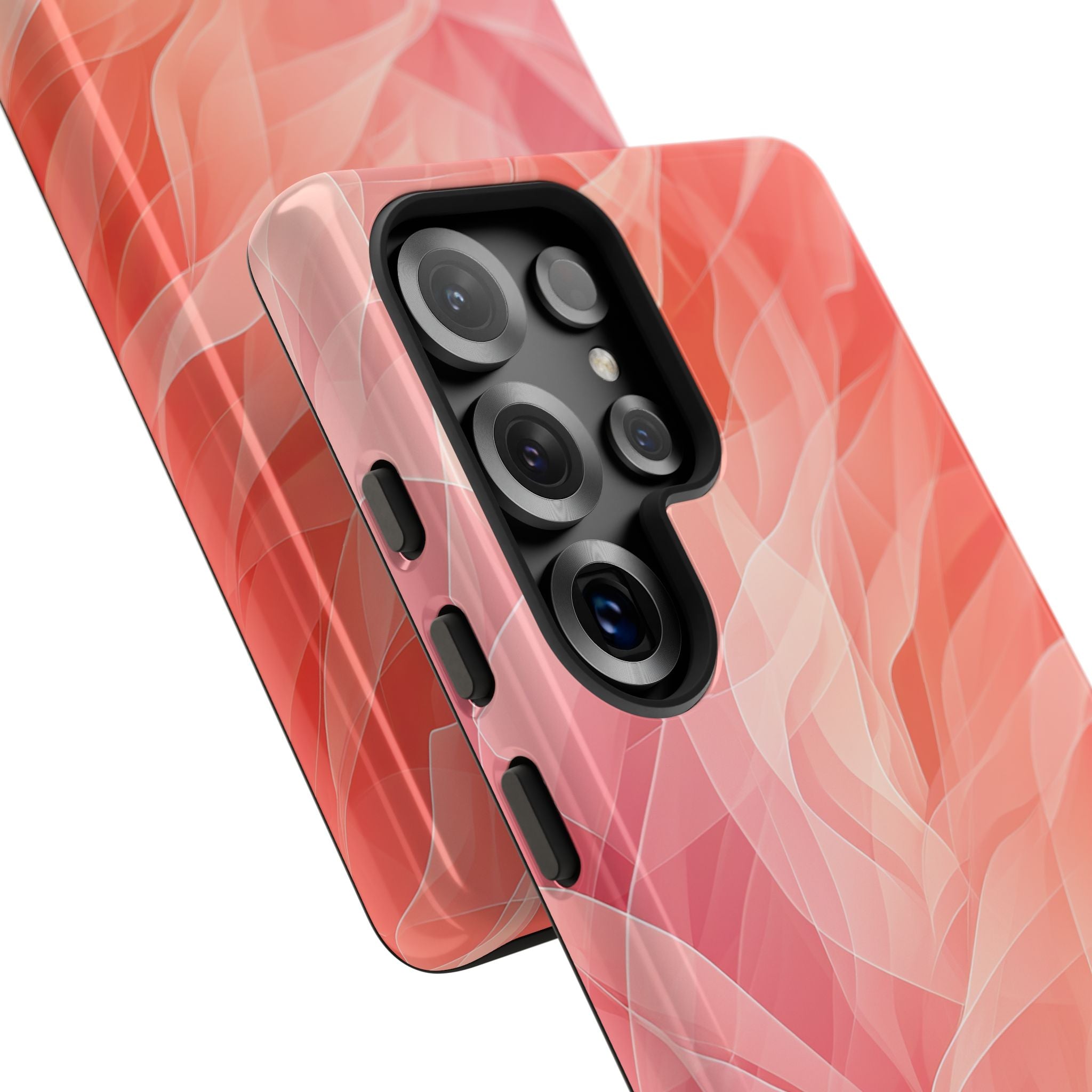 Peach Wave Drift Samsung S25 Ultra Case - Tough