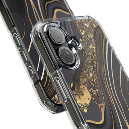 Elegant Gold Streams iPhone Case - Impact