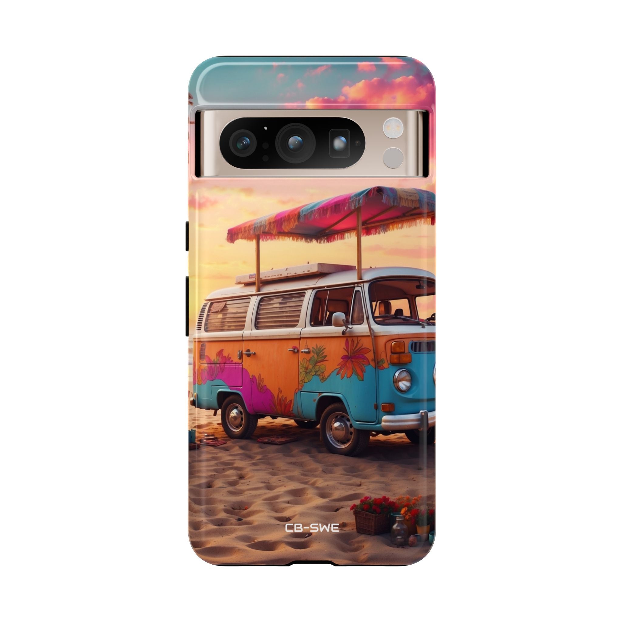 **Van Rests at Shore** - Google Pixel Case