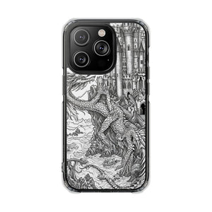 Dragon's Ascent - Phone Case for iPhone (Clear Impact - Magnetic)