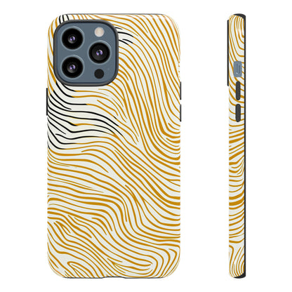 Linear Yellow Chic - Protective Phone Case