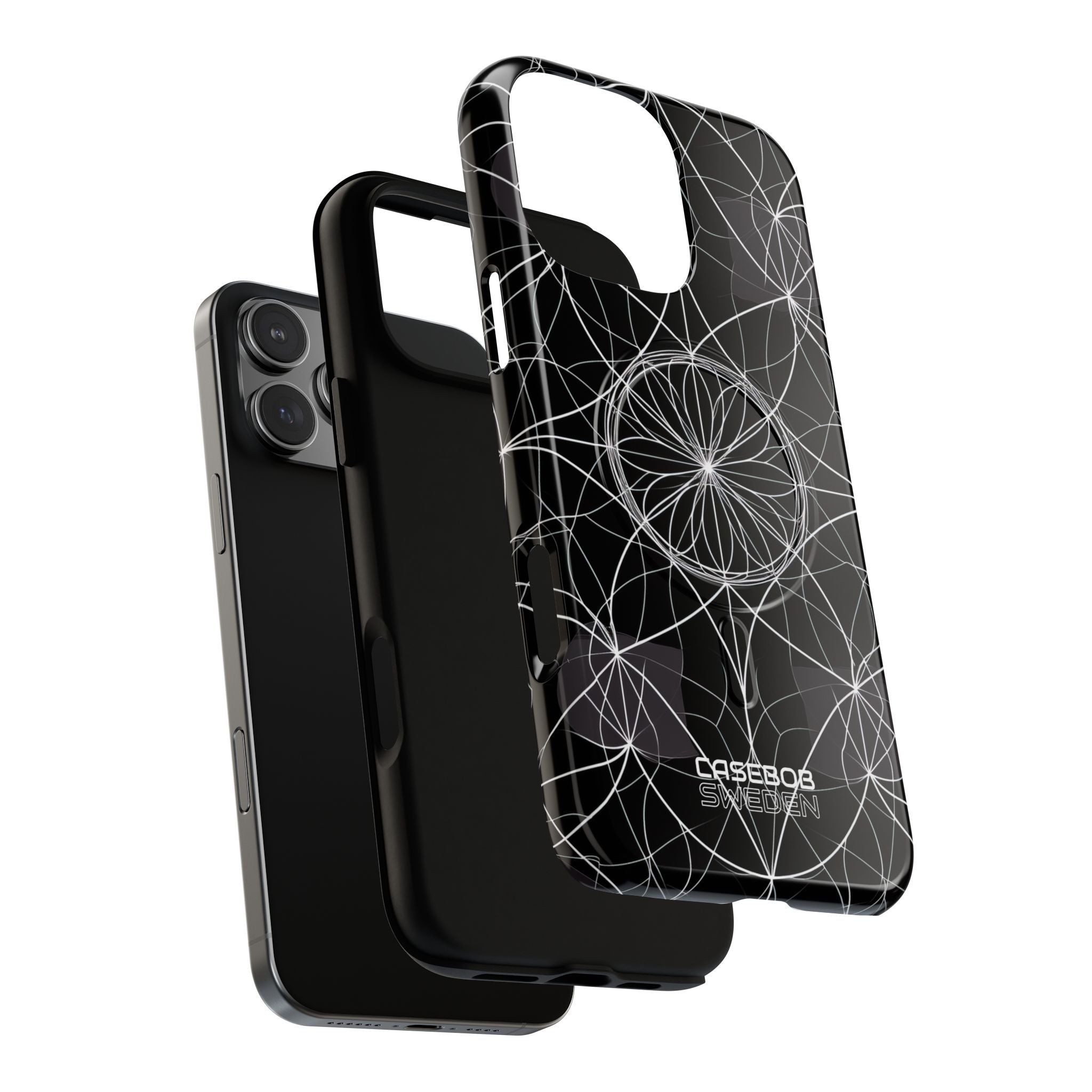 Symmetric Line Bloom iPhone 16 - Tough+