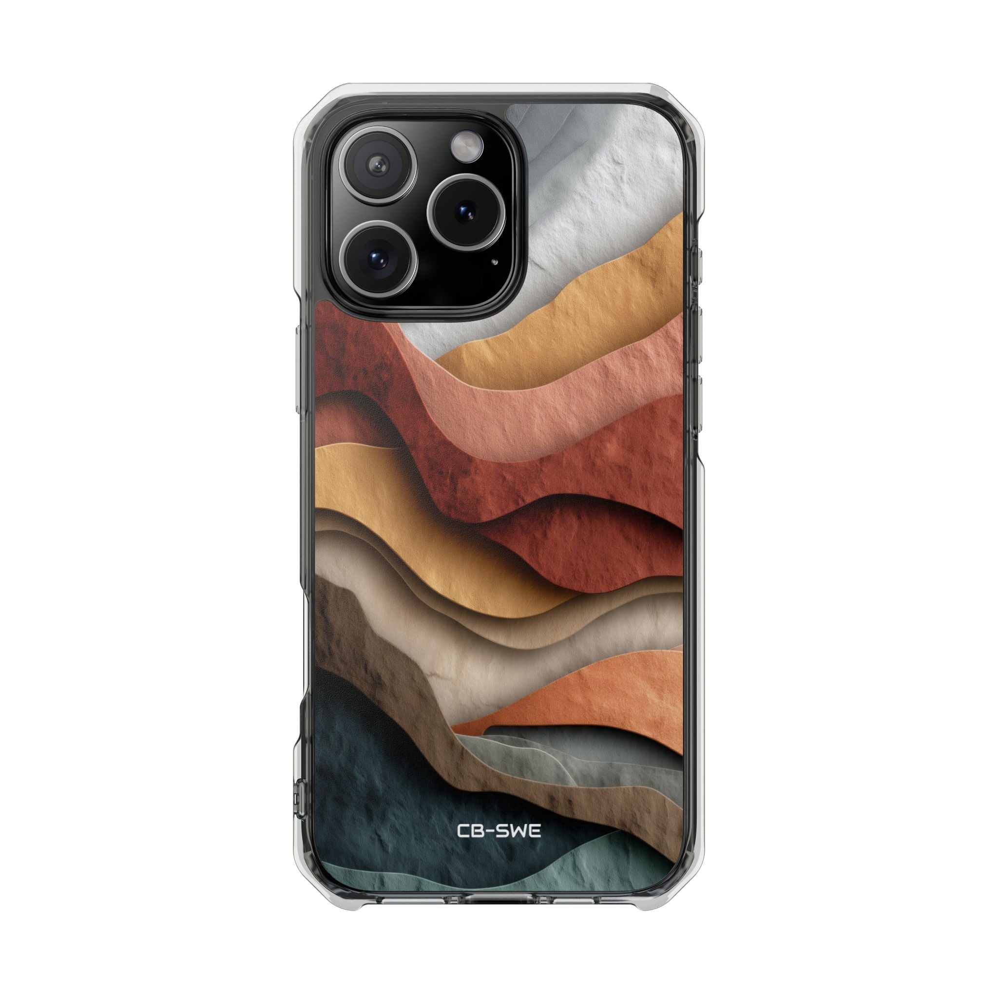 Layered Earth Whisper iPhone Case - Impact