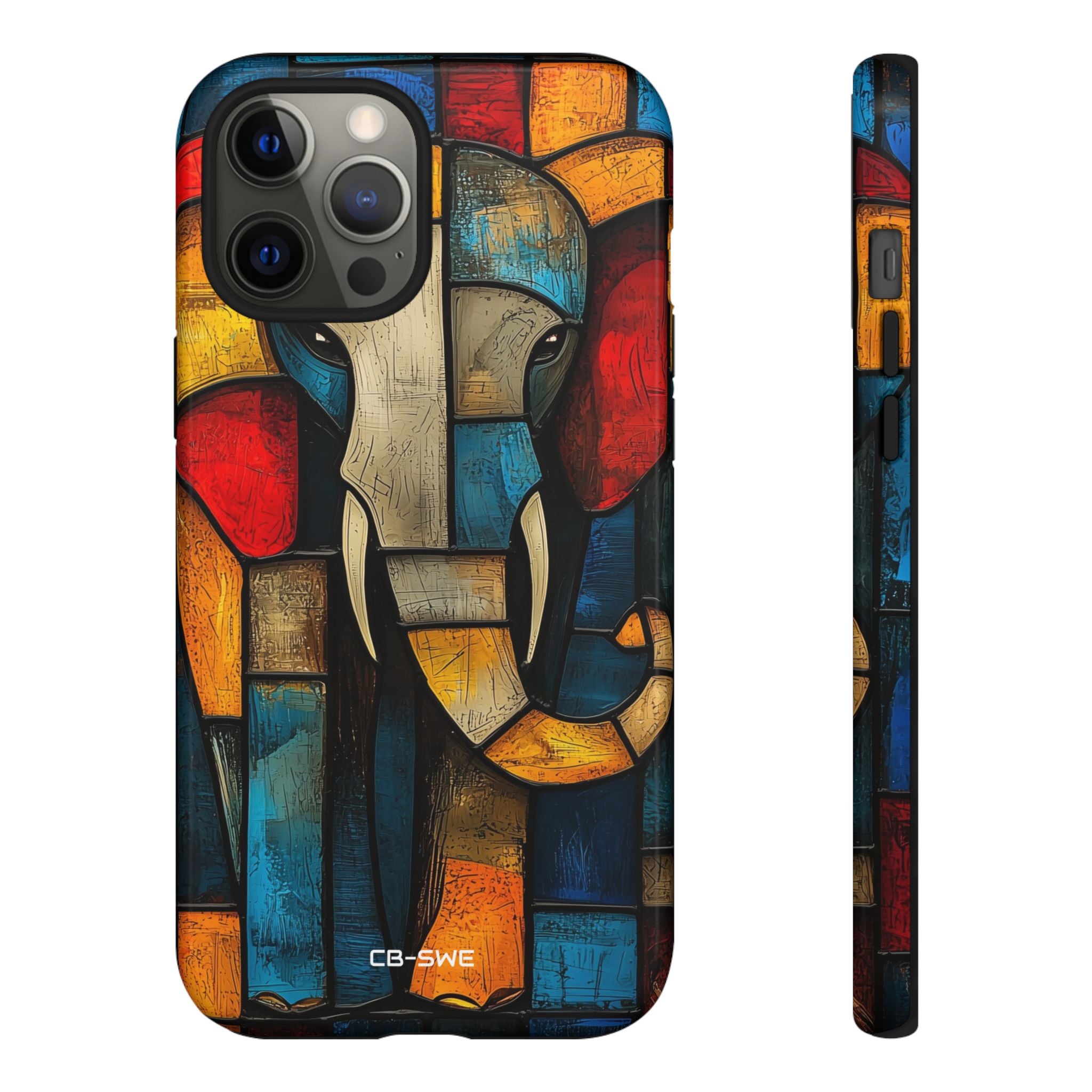 Elephant Shapes Dance - iPhone Case