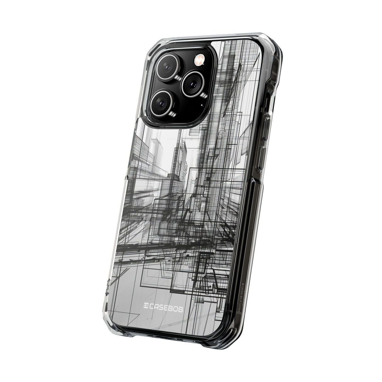 Architectural Maze - Phone Case for iPhone (Clear Impact - Magnetic)