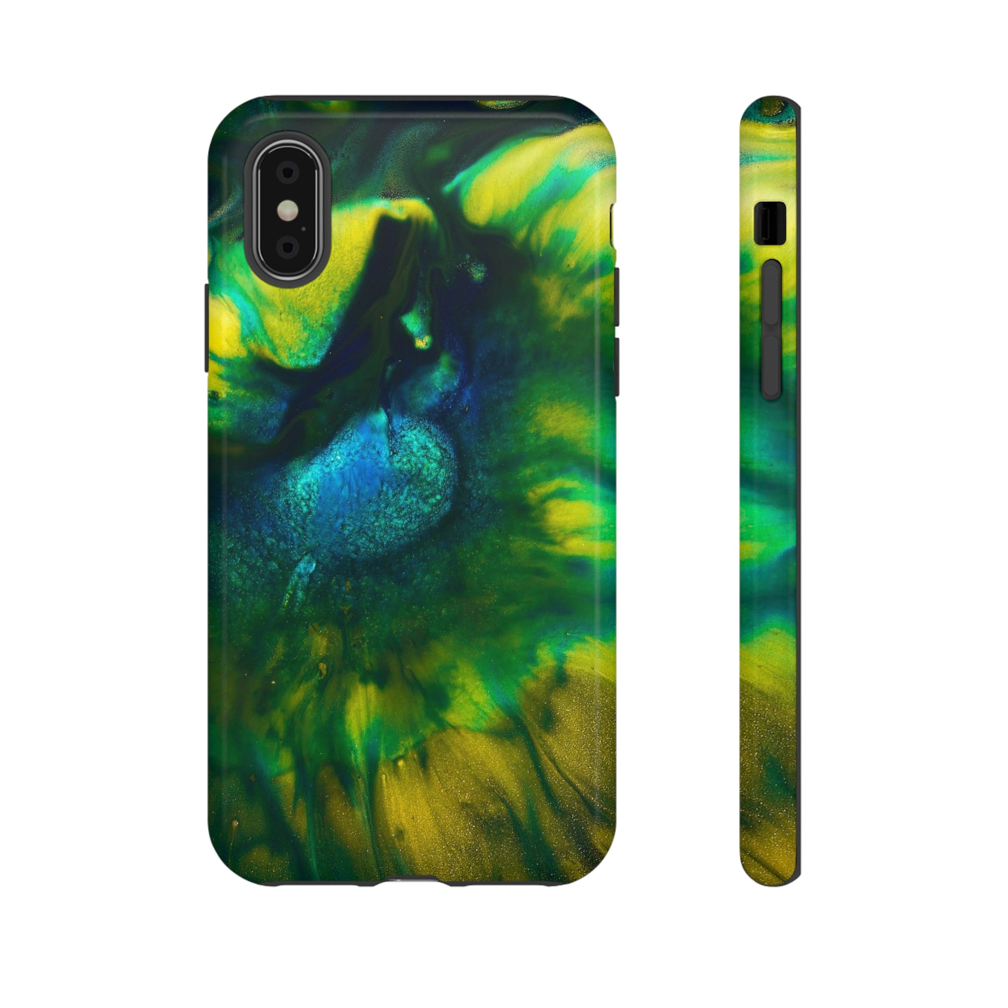 Dragon Eye Ink Art iPhone Case (Protective) iPhone XS Glossy Phone Case