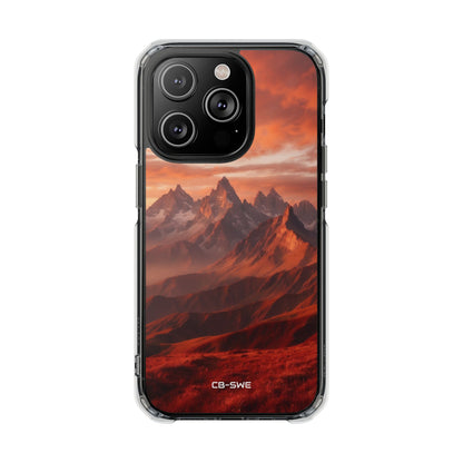 Mountain Peaks Glowing iPhone Case - Impact