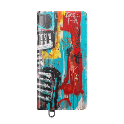 Neon Skull Chaos - Samsung S25 Ultra Case - Wallet