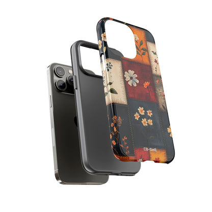 Floral Patches Bloom - iPhone Case
