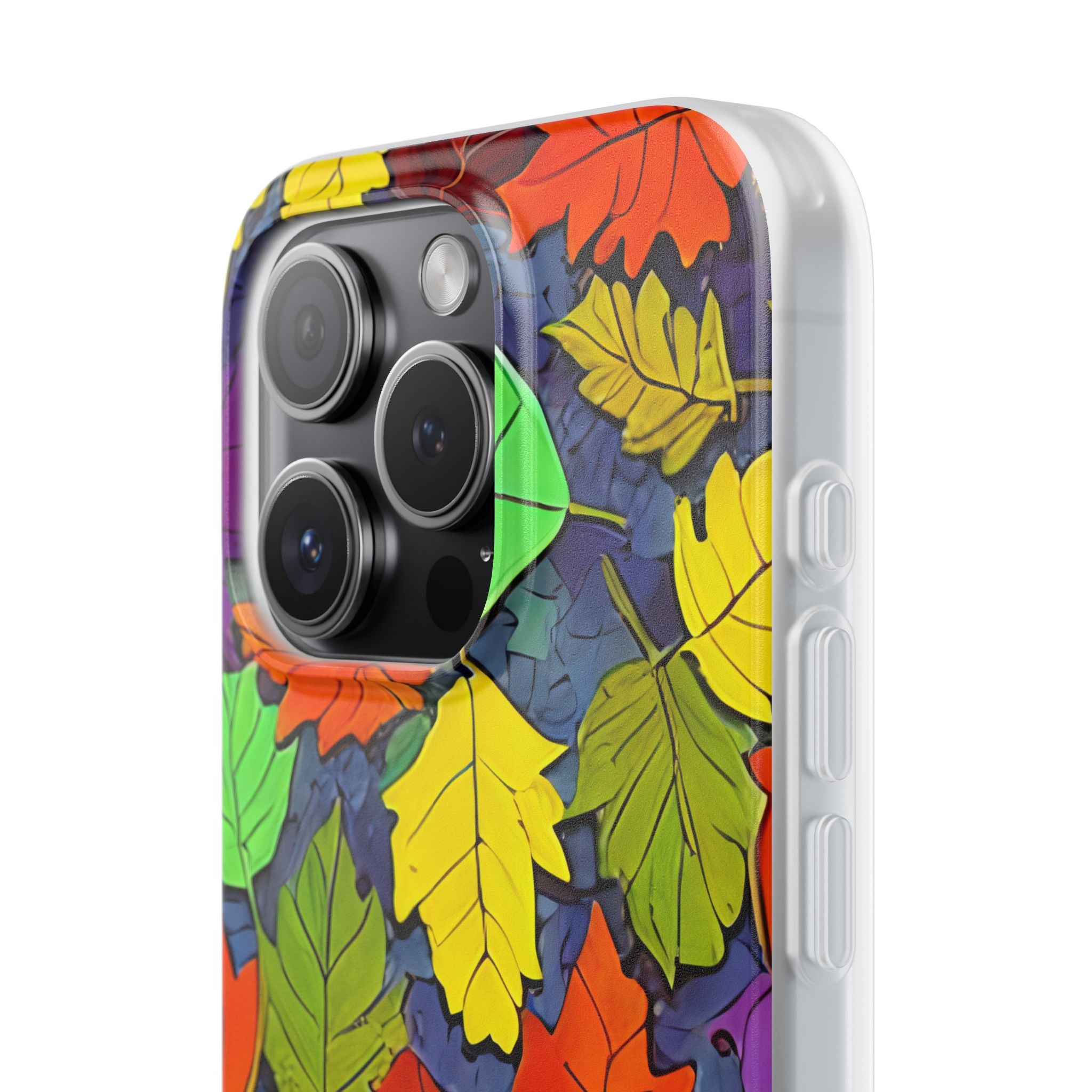 Vivid Leafburst iPhone 15 Pro Case - Soft