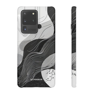 Monochrome Elegance | Slim Phone Case for Samsung