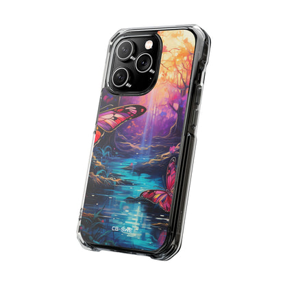 Enchanted Butterfly Forest iPhone Case - Impact