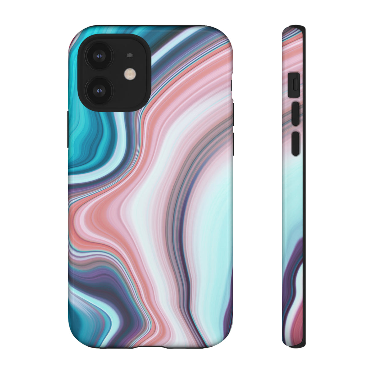 Pink Swirls - Protective Phone Case