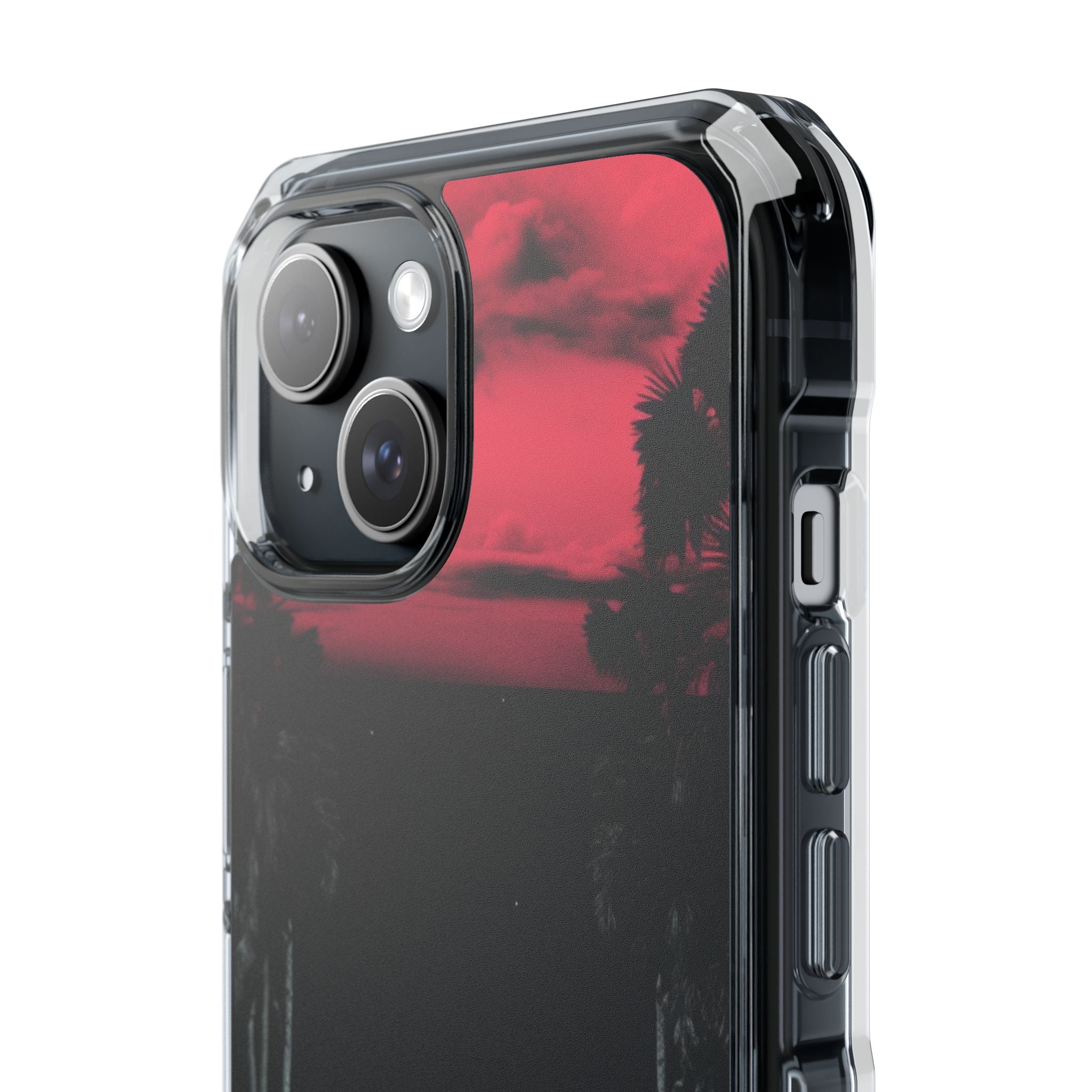 Retro Futuristic Nightscape iPhone Case - Impact