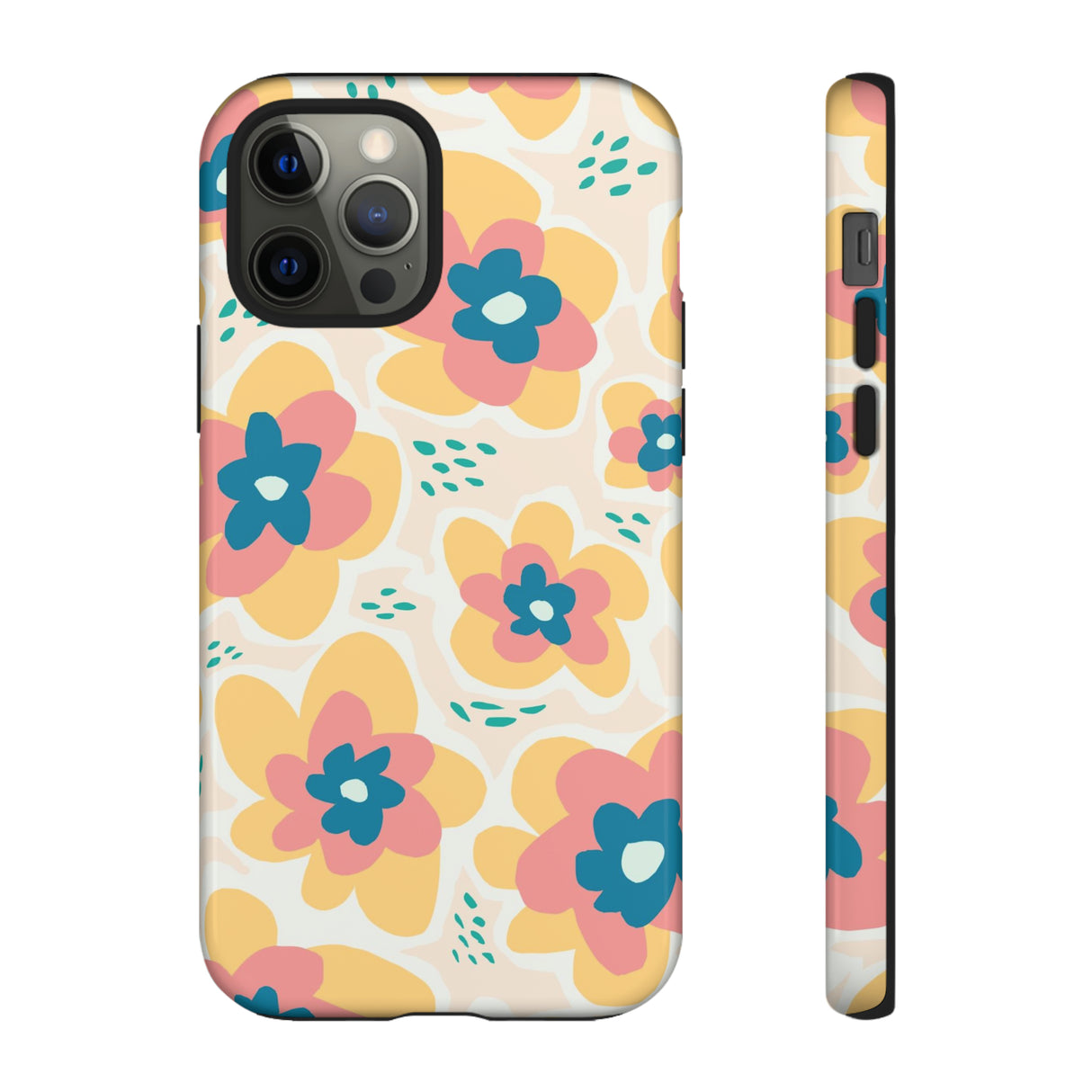 Yellow Happy Flower - Protective Phone Case