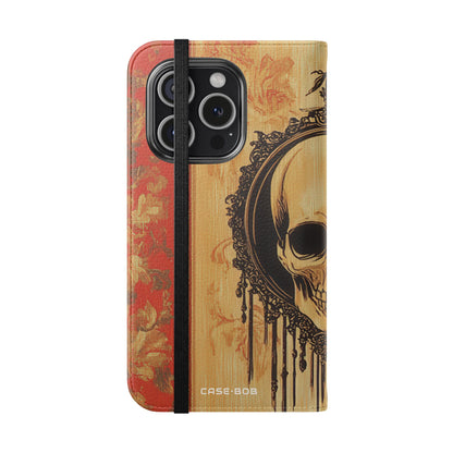 Skull Eclipse - iPhone 15 Pro Case - Wallet