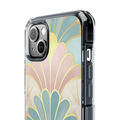 Pastel Deco Elegance - Clear Impact iPhone 14 Phone Case