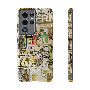 Grunge Vintage Poster - Protective Phone Case