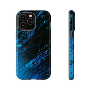 Cyber Stream: Digital Gradient - Protective Phone Case