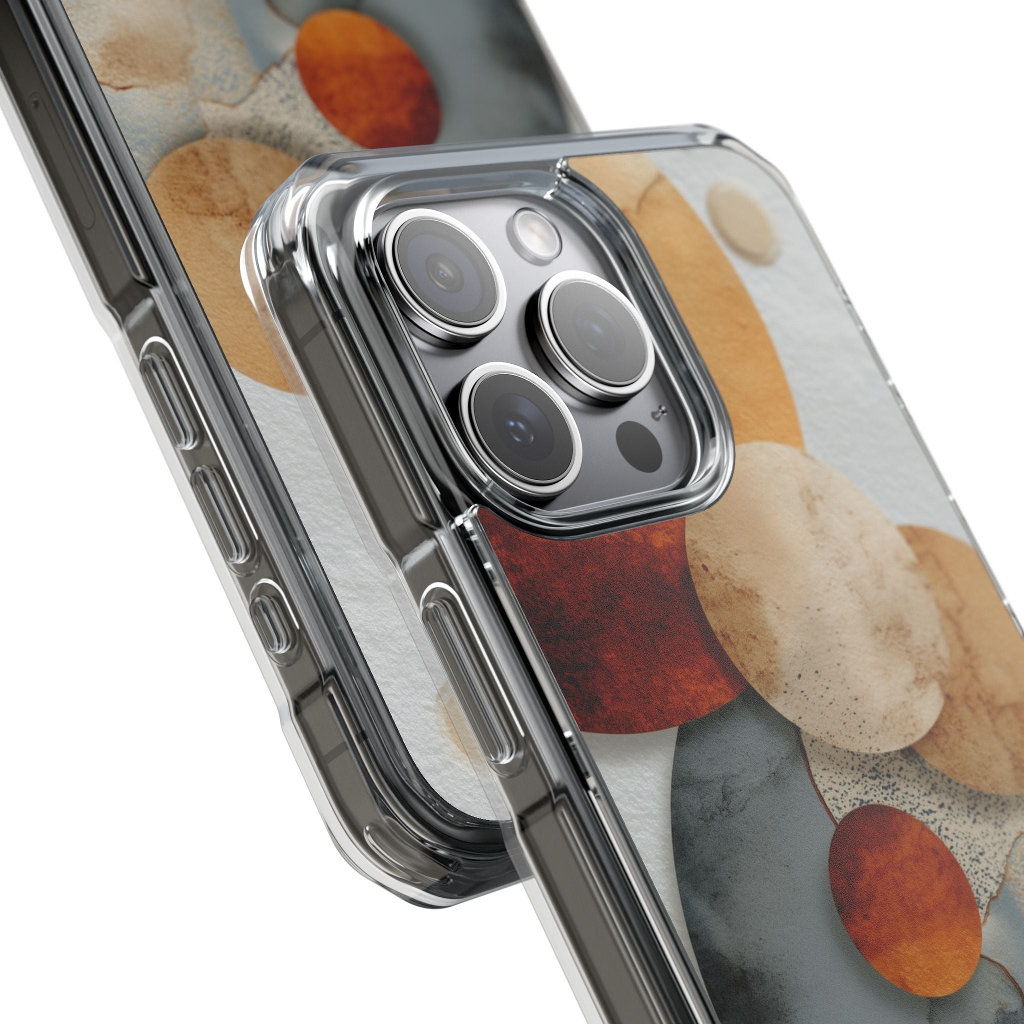 Circles Embrace Warmth iPhone Case - Impact