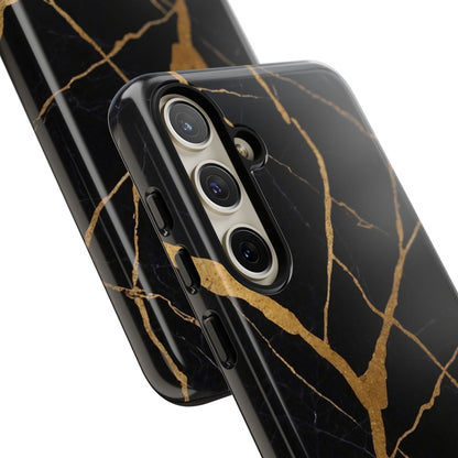 Golden Veins Twist - Samsung Case
