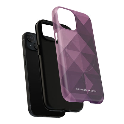 Gradient Purple Mosaic iPhone 15 | Tough+ Phone Case