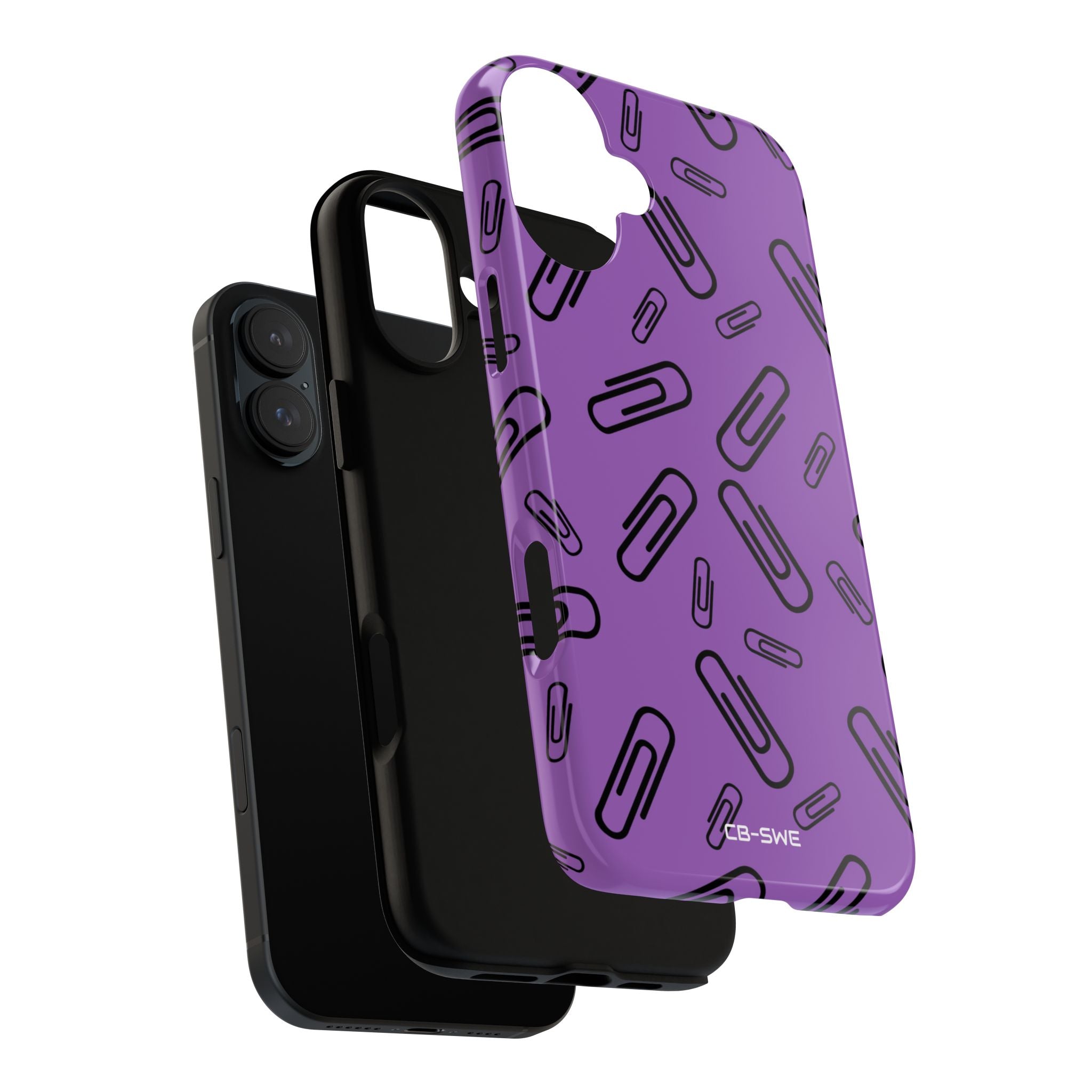 Paperclips Dance Playfully - iPhone Case