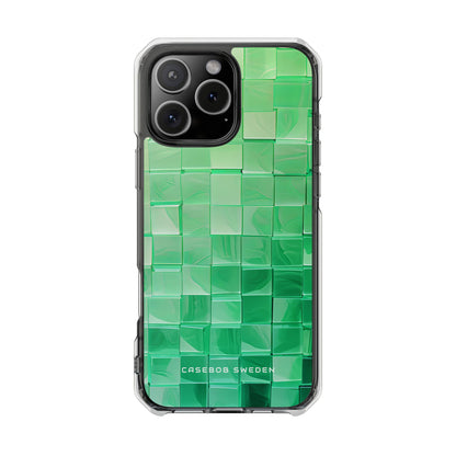 Gradient Verdegrid iPhone 16 - Clear Impact Phone Case