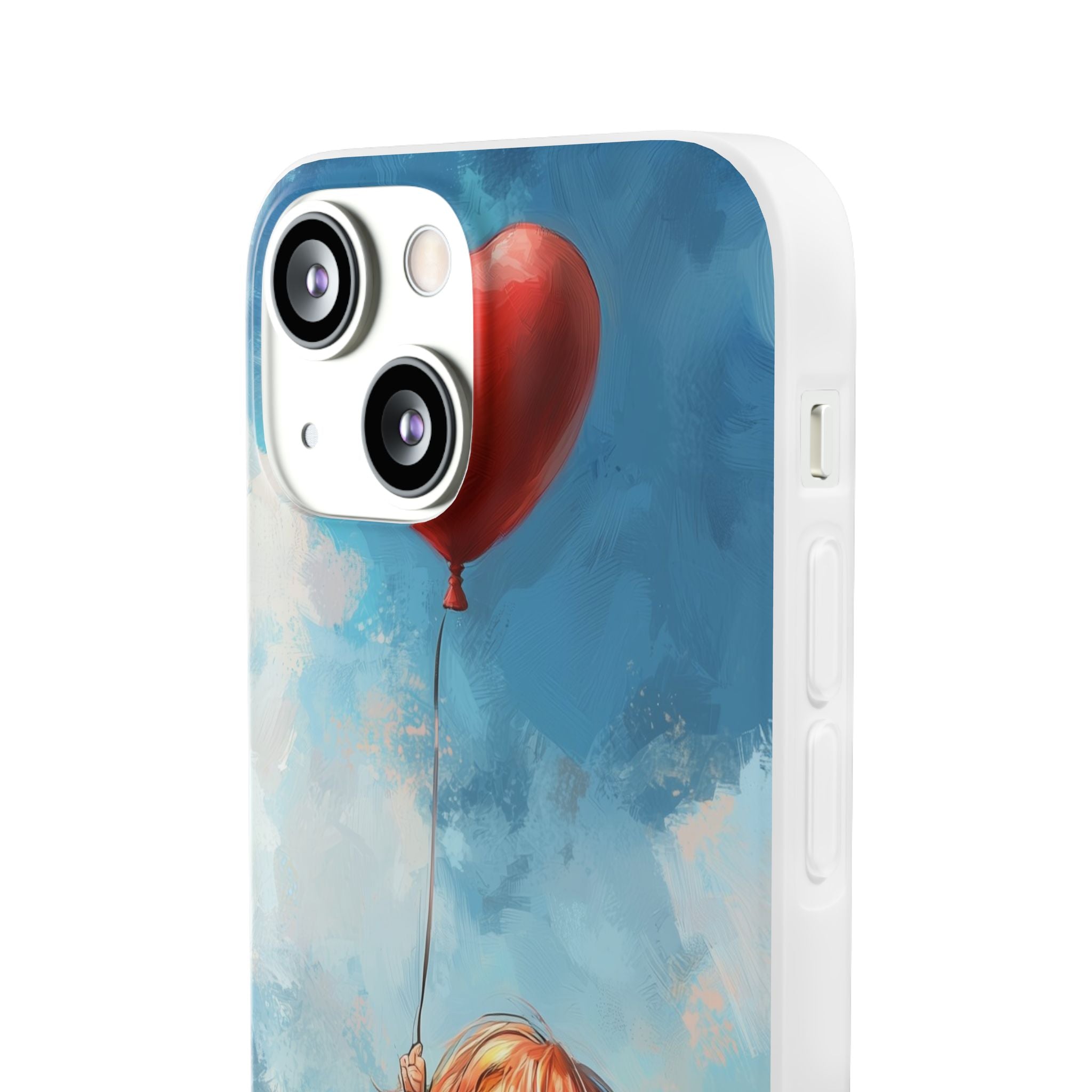 Heart Balloon Whimsy iPhone 13 mini Case - Soft