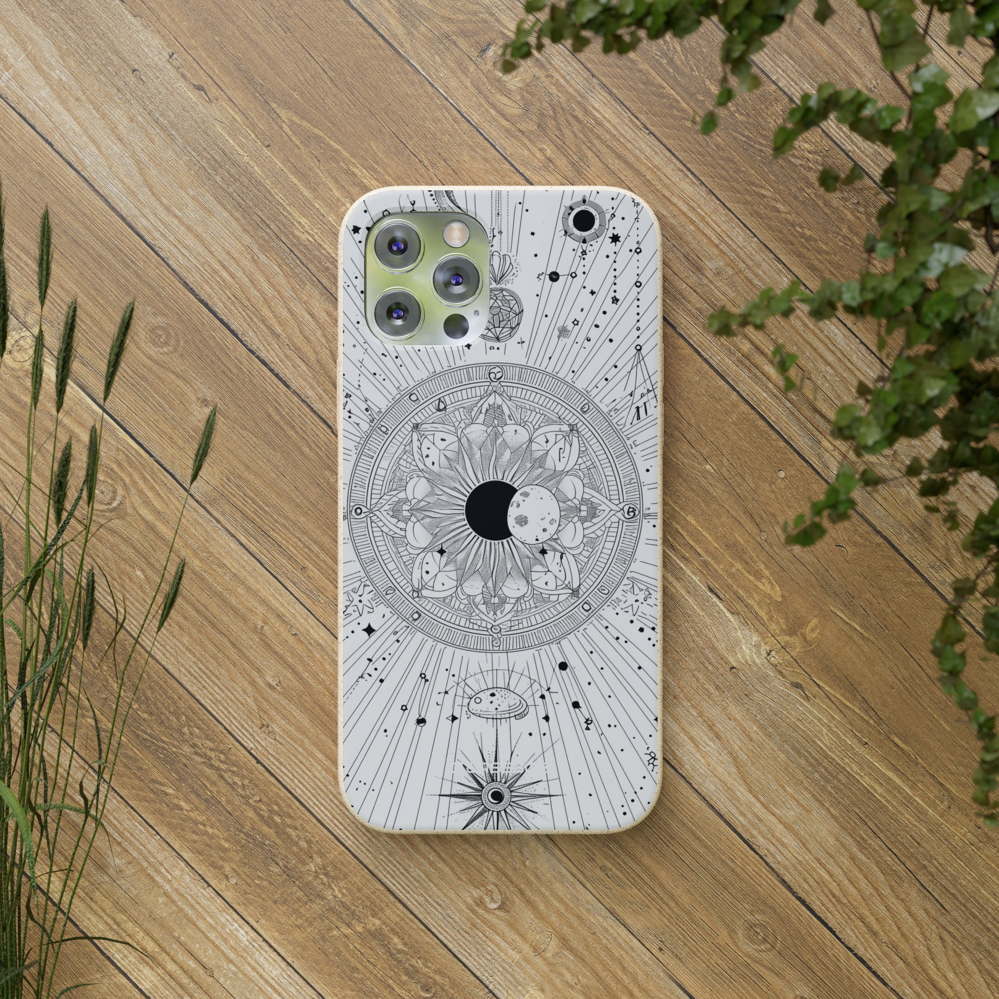 Celestial Mandala Mystique | Biodegradable Phone Case