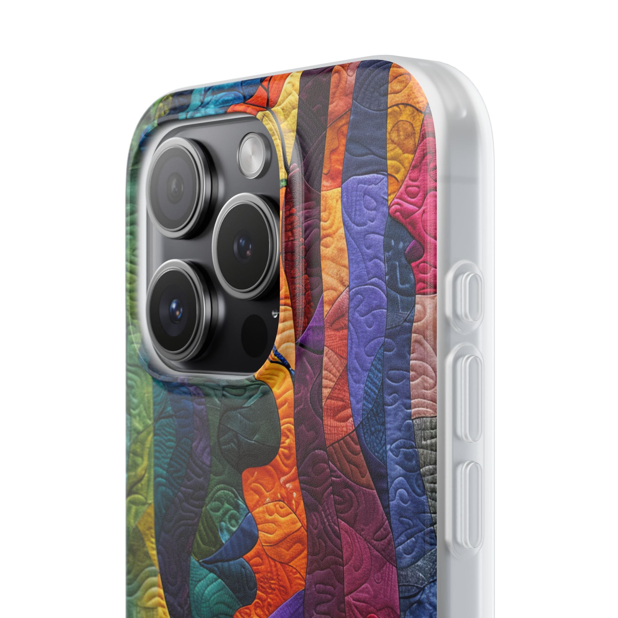 Harmonized Faces and Nature Fusion iPhone 15 - Flexi Phone Case