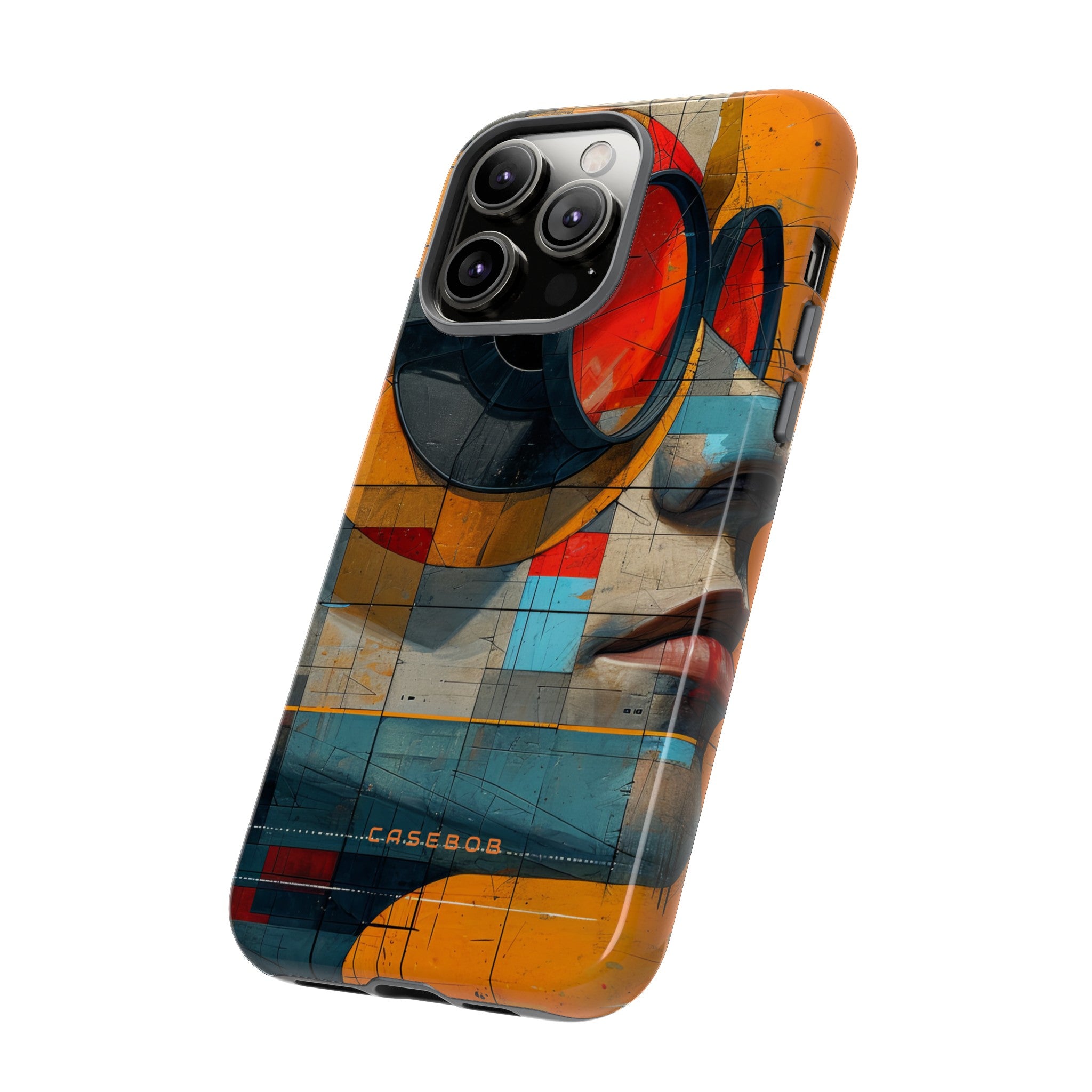 Cartoon Geometry Fusion - Protective Phone Case