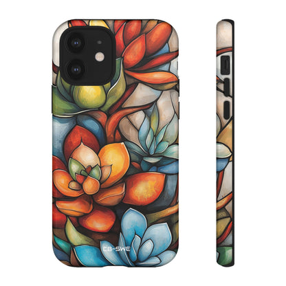 Vibrant Succulent Glow - iPhone Case