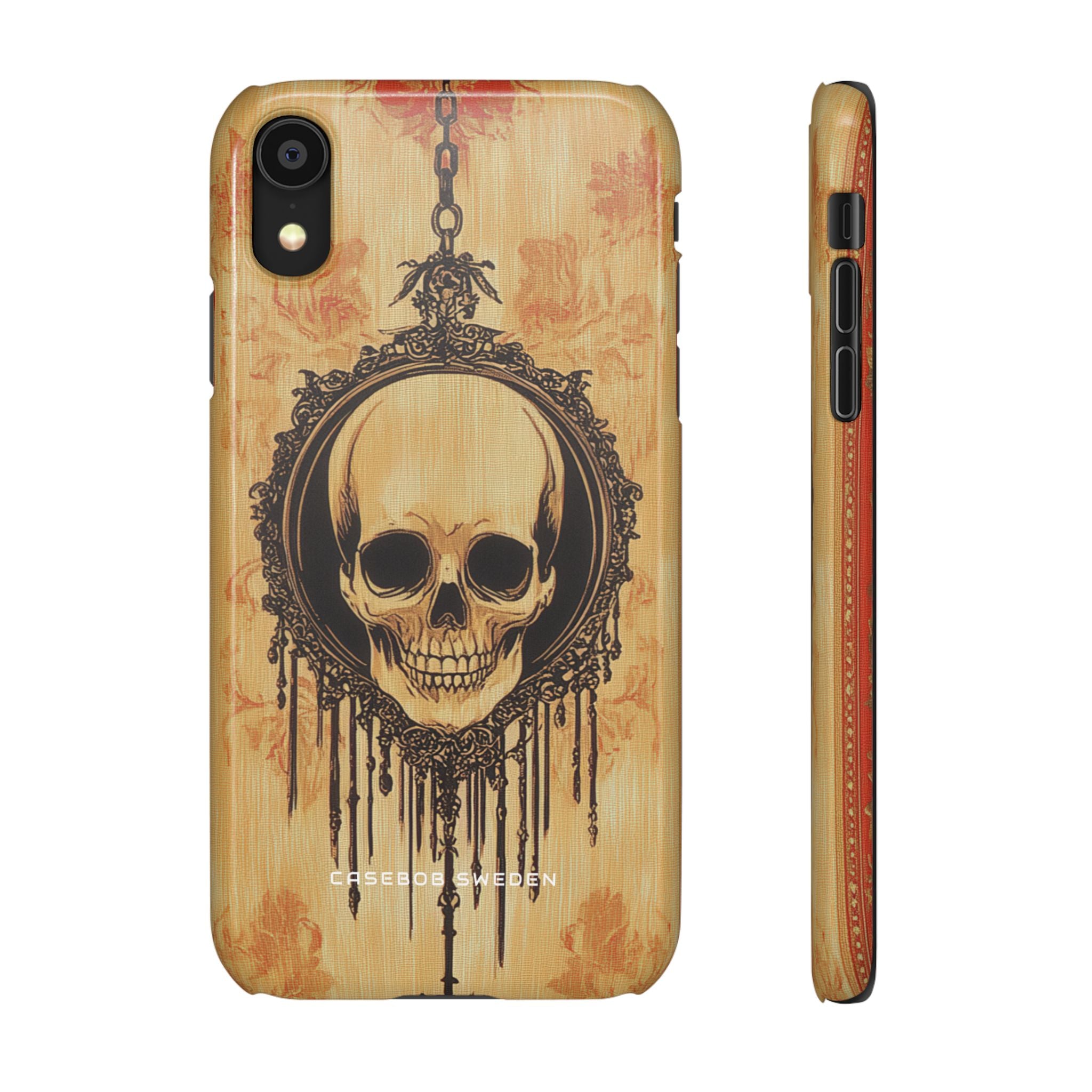 Gothic Skull Elegance iPhone X - Schlanke Handyhülle