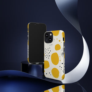 Dotted Yellow Simplicity - Protective Phone Case